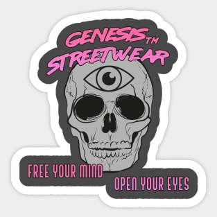 Genesis Streetwear - Free your mind Sticker